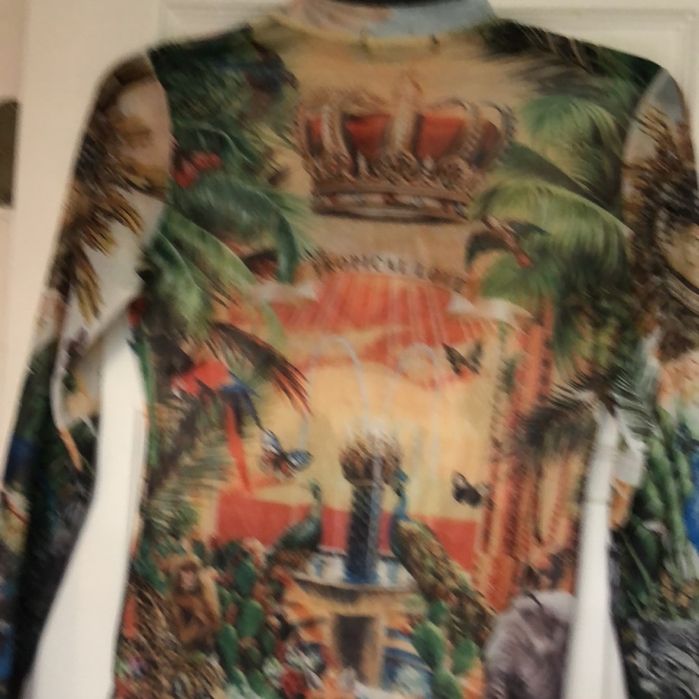 Dolce & Gabbana Tropical Mesh Bodysuit M
